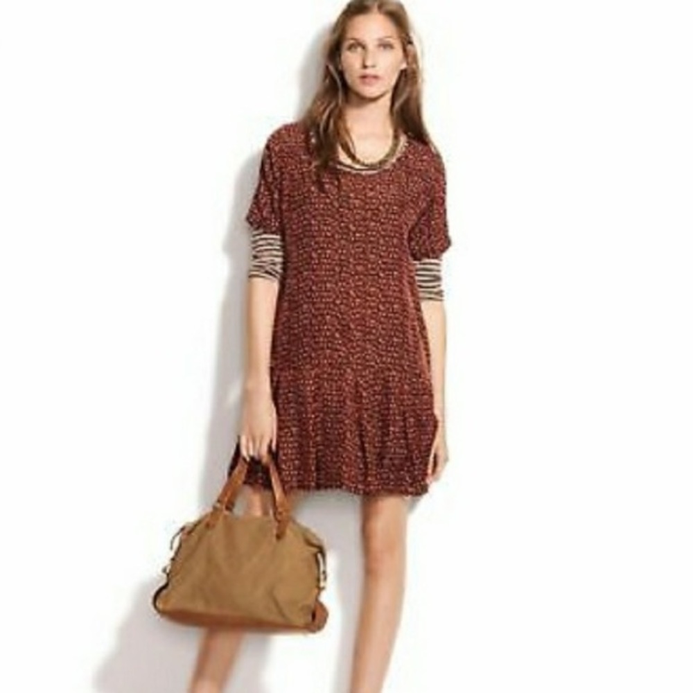 Madewell Broadway & Brooke Fireflicker Silk Dress